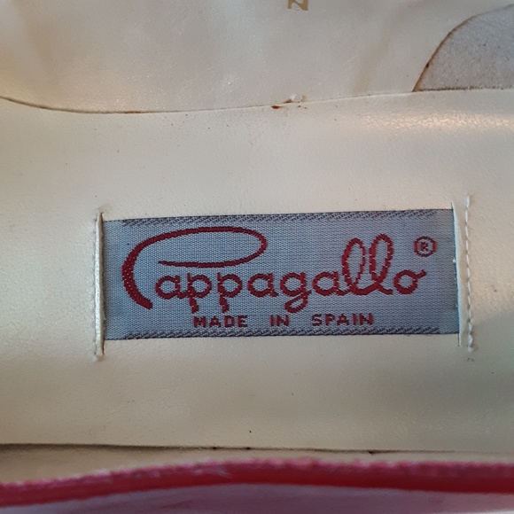 Cappagallo red vintage flat shoes - Picture 6 of 8